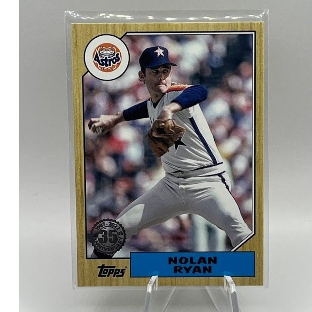 Nolan Ryan 1987 Topps 35th Anniversary 2024 Topps 138 MLB Houston Astros